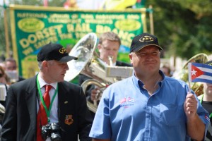 Bob Crow at the 2009 Tolpuddle festival