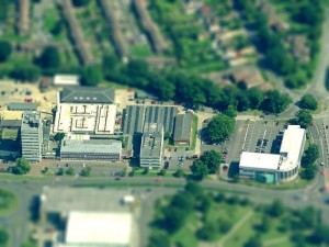Crawley College from above