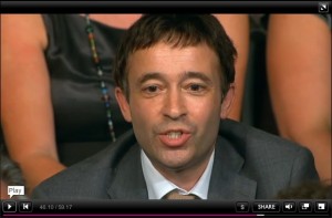 Question Time 16th July 2009 screen grab 