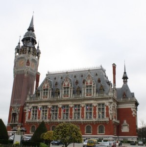 Calais town hall, November 2008