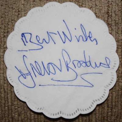 Trevor Brooking's autograph